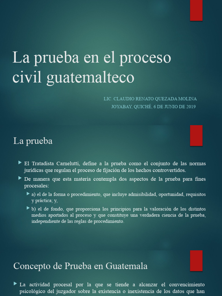 Prueba Anticipada | PDF | Evidencia (ley) | Ley procesal