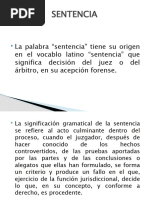Partes de Una Sentencia | PDF