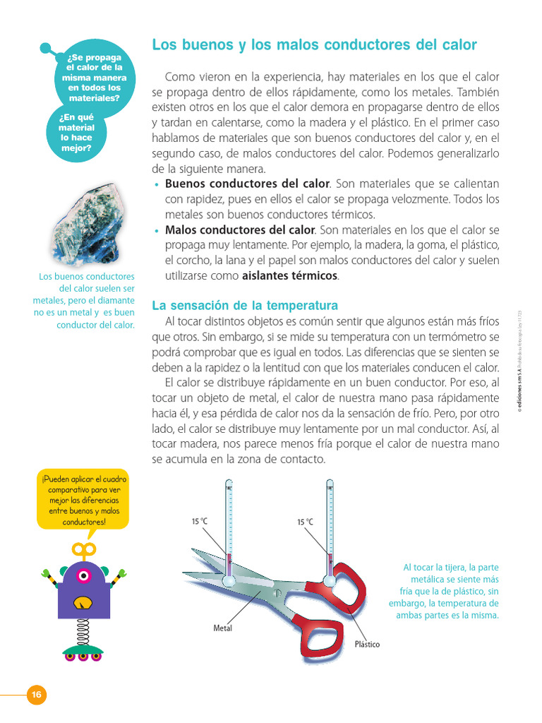Buenos y Malos Conductores de Calor | PDF | Calor | Amianto