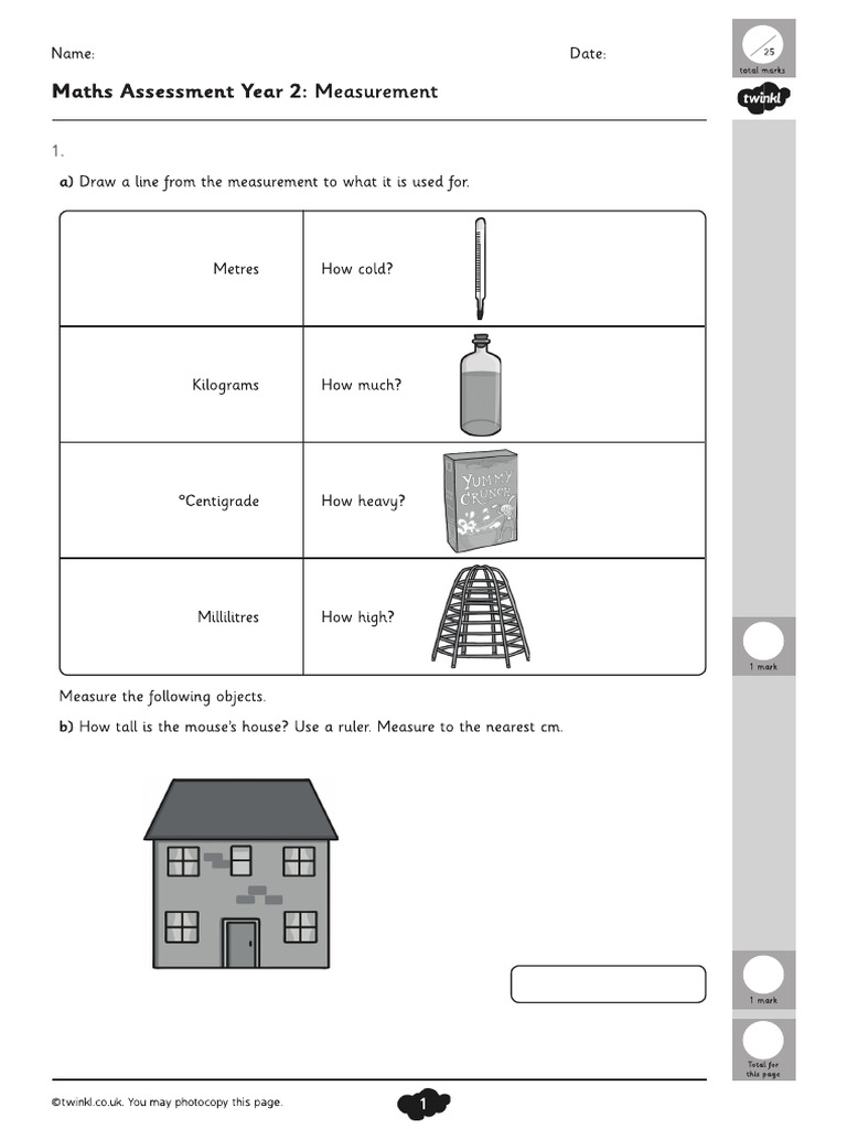 Year 2 Maths Assessment Pdf