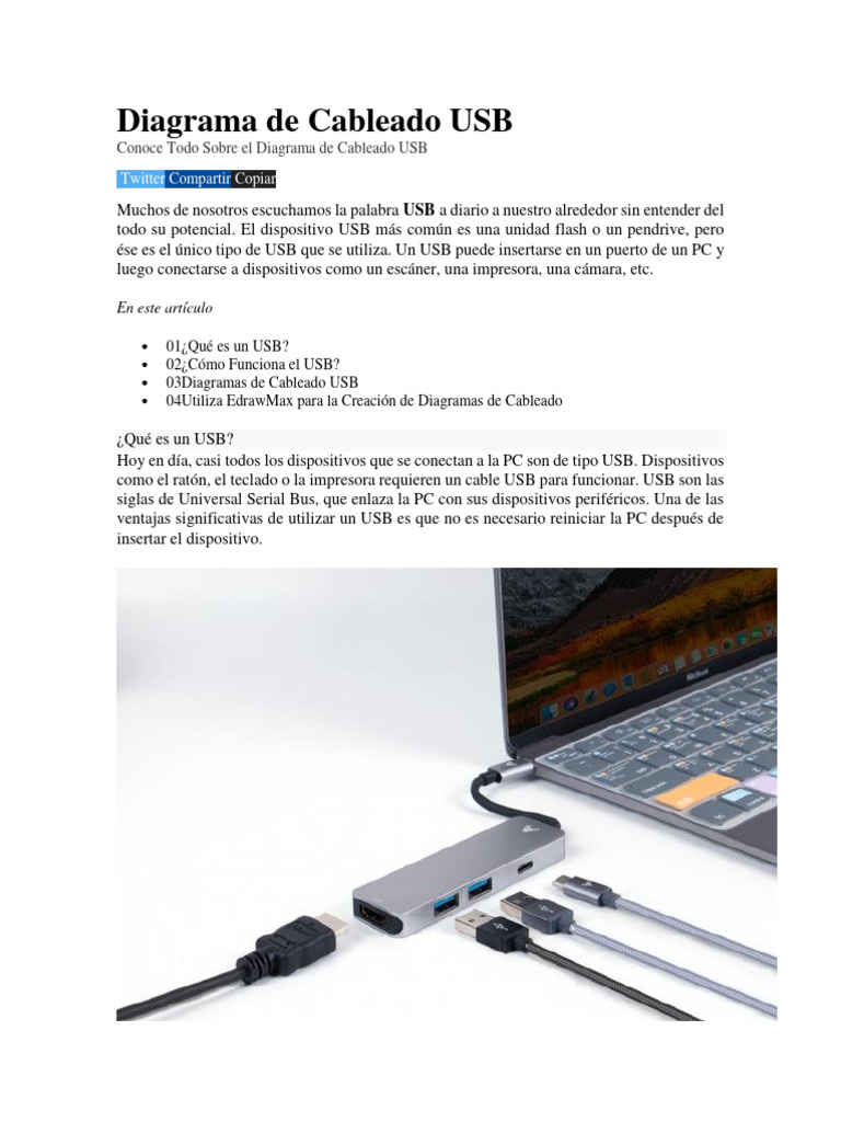 Cableado de Memoria USB Analogo | PDF | USB | Memoria USB
