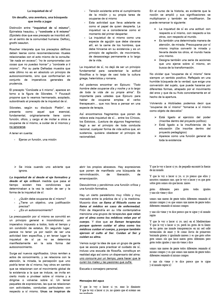 La Inquietud de Sí | PDF | Sócrates