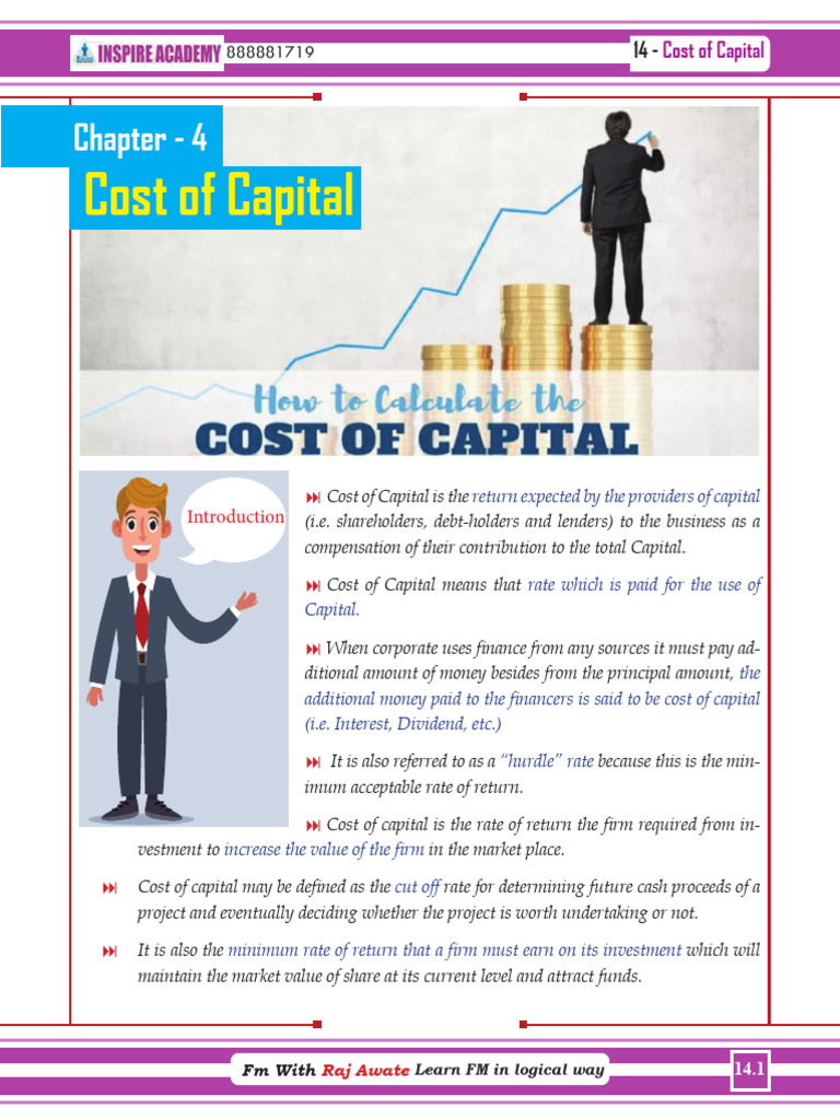 Chapter 14 - Cost of Capital | PDF | Cost Of Capital | Dividend