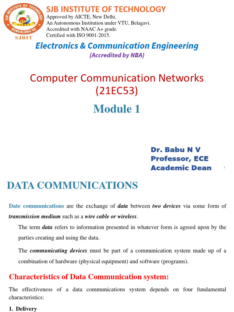 Computer Communication Networks (21EC53) | PDF | Internet Protocols ...
