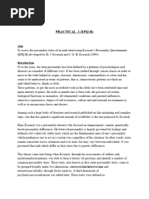 Practical-1 (EPQ-R)