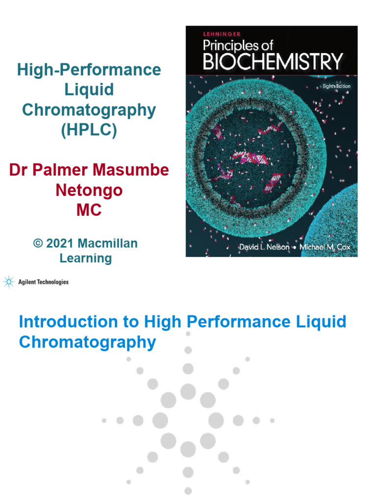 BCH 332 Chromatographic Techniques HPLC Slides Download Free PDF High Performance Liquid