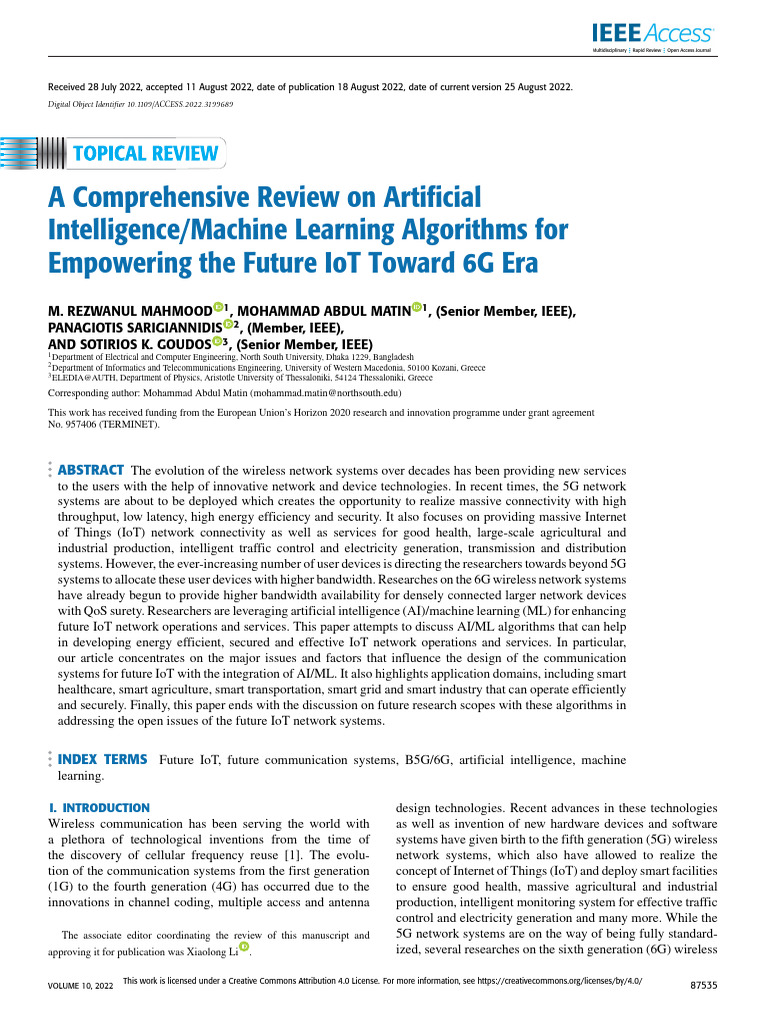 A Comprehensive Review On Artificial Intelligence Machine Learning ...