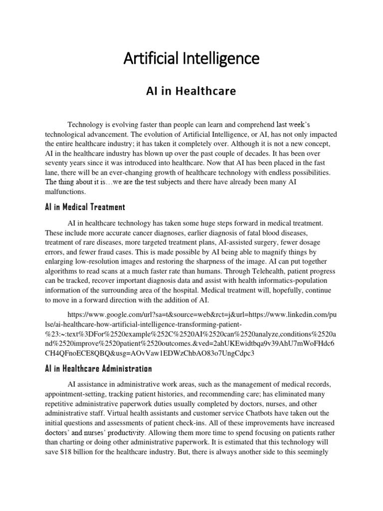 WHAT ARE THE PROS AND CONS OF AI IN HEALTHCARE intelligence overview