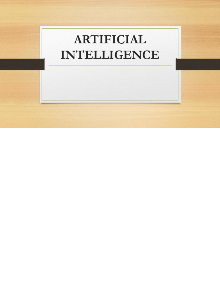 Student Project on AI Overview | PDF | Artificial Intelligence ...