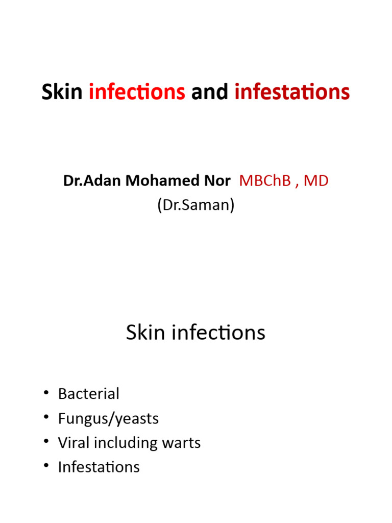 Comprehensive Guide to Skin Infections | PDF | Immunology | Epidemiology