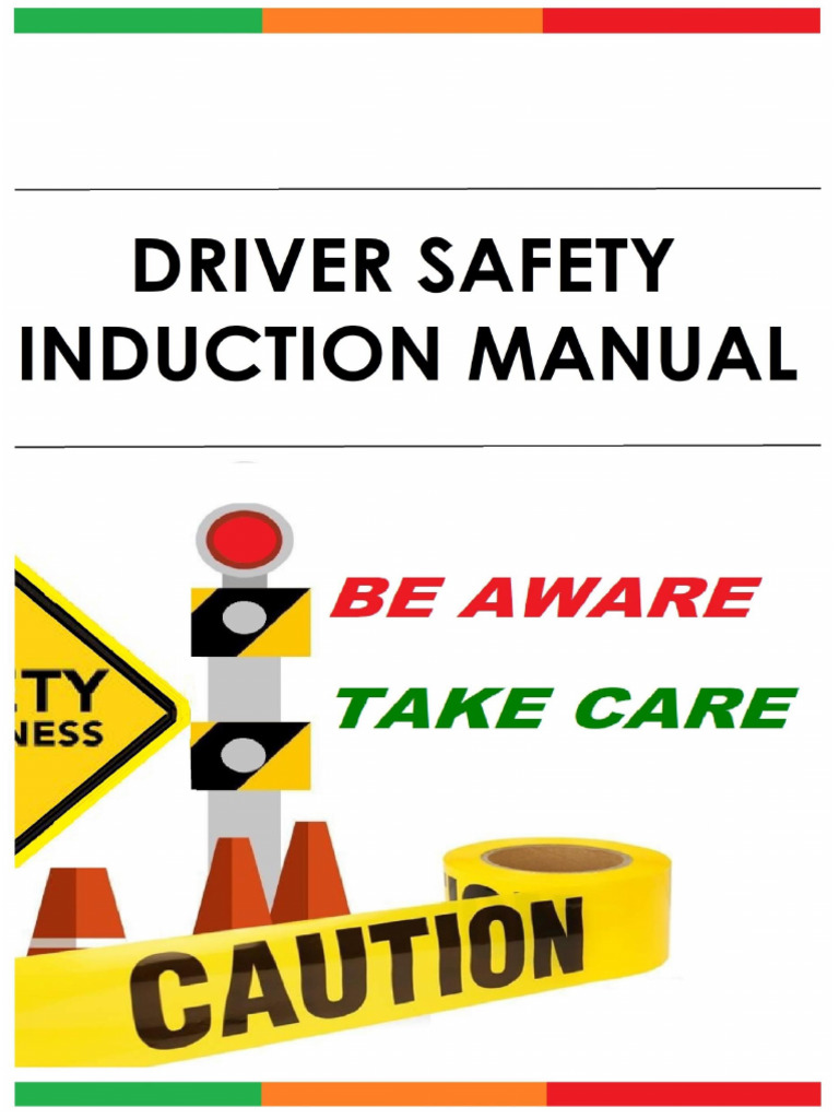 Driver safety induction manual sample pdf risk safety