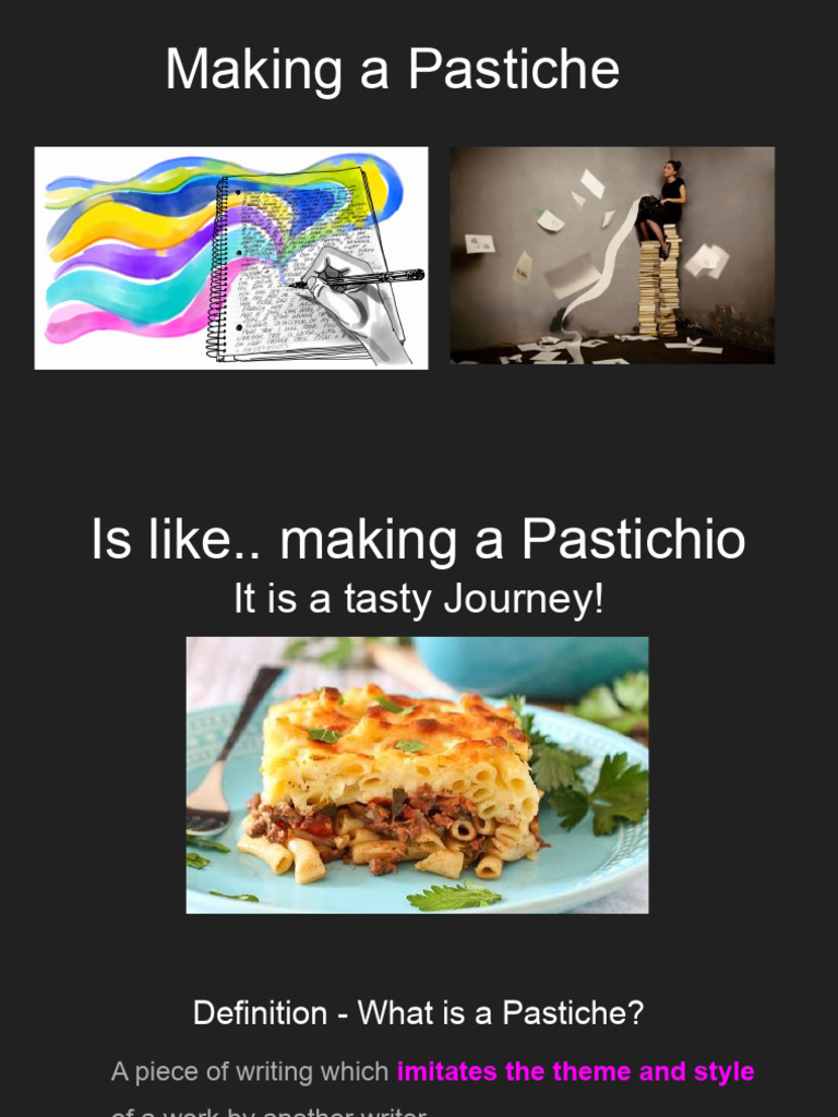 Crafting a Pastiche: A Guide | PDF | Tone (Linguistics) | Human ...