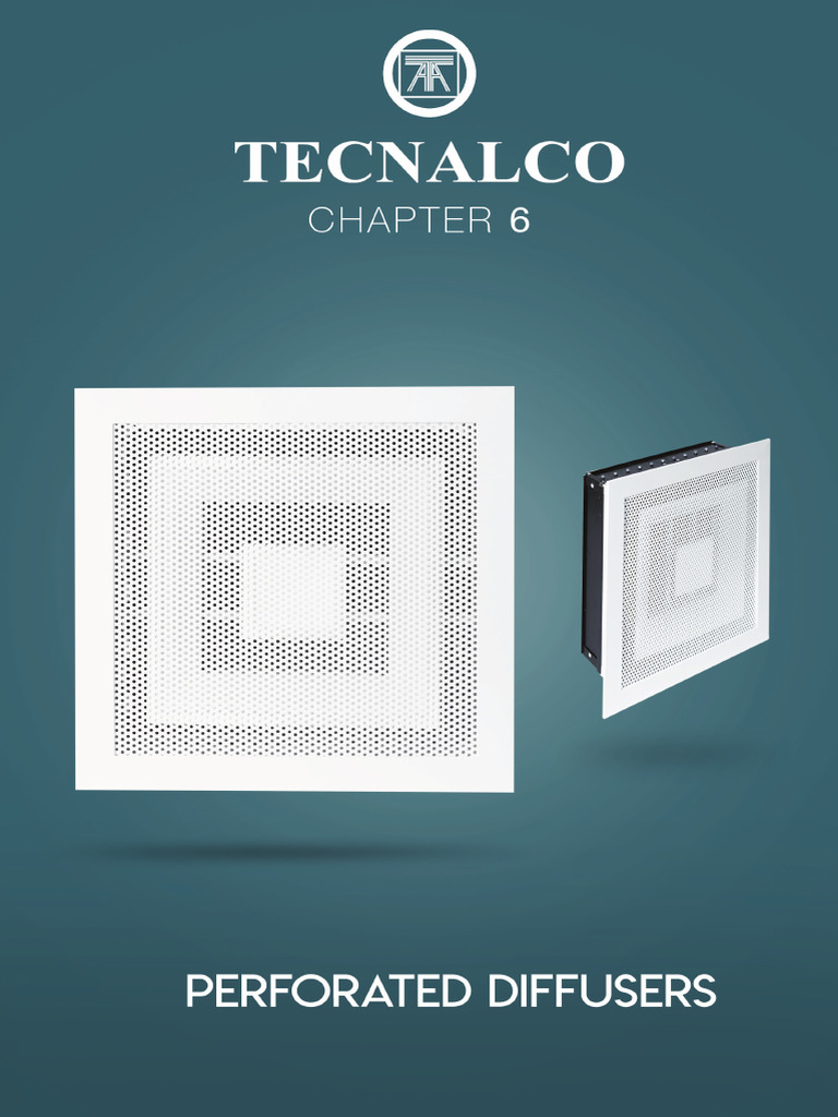 Perforated Ceiling Diffusers Guide | PDF | Duct (Flow)