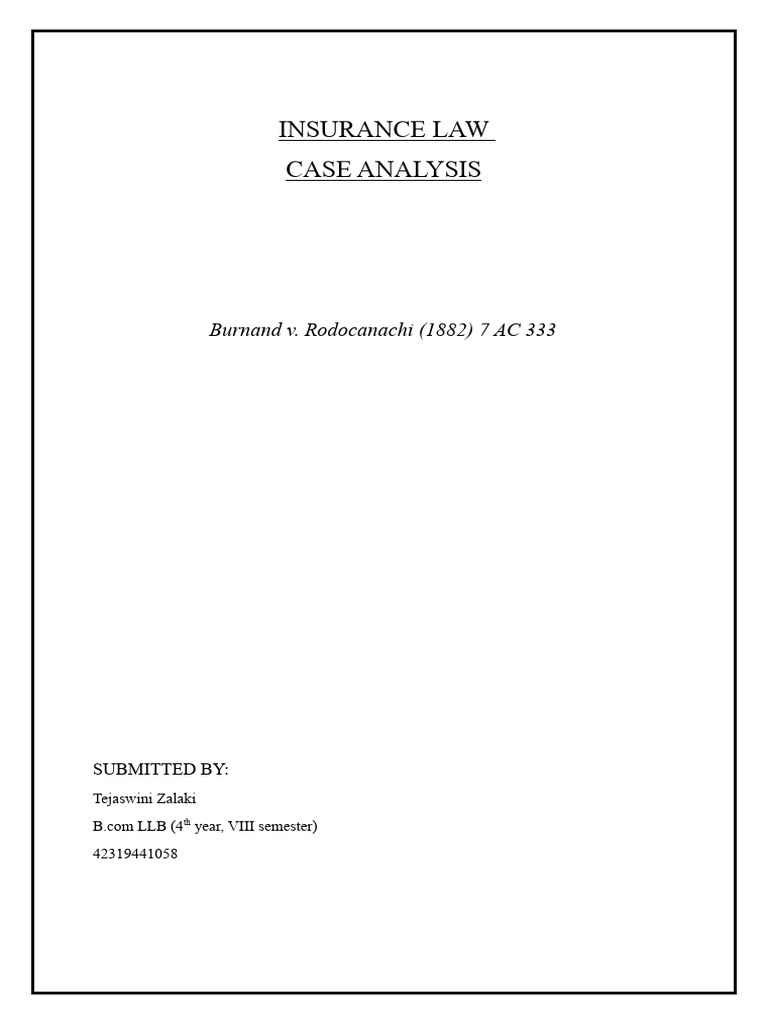 Insurance Library Assign | PDF | Obiter Dictum | Insurance