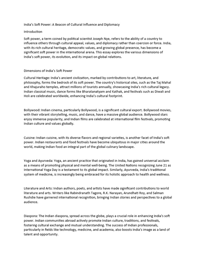 India intelligence overview