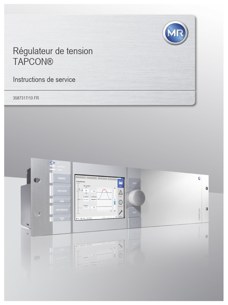 TAPCON | PDF | Transformateur électrique | Sécurité