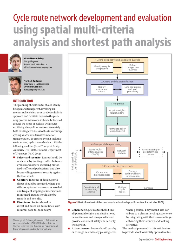 Optimal Cycle Route Planning Method | PDF | Geographic Information ...