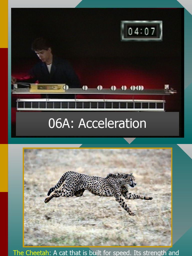 Understanding Acceleration and Motion | PDF | Acceleration | Force