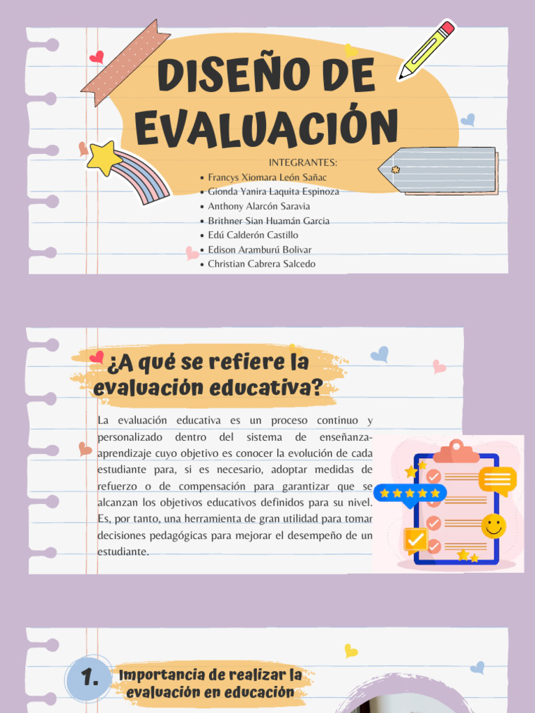 Diseño de Evaluación Educativa Efectiva | PDF | Evaluación | Aprendizaje