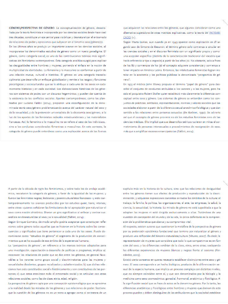 Gamba S., Diz T. Género - Perspectiva de Género | PDF