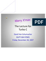 The Lecture For Turbo C