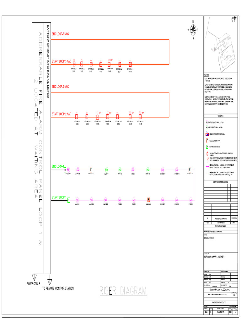 Jb-4146203-001 - 00 Sheet 003 Fire Alarm Riser Diagram | PDF