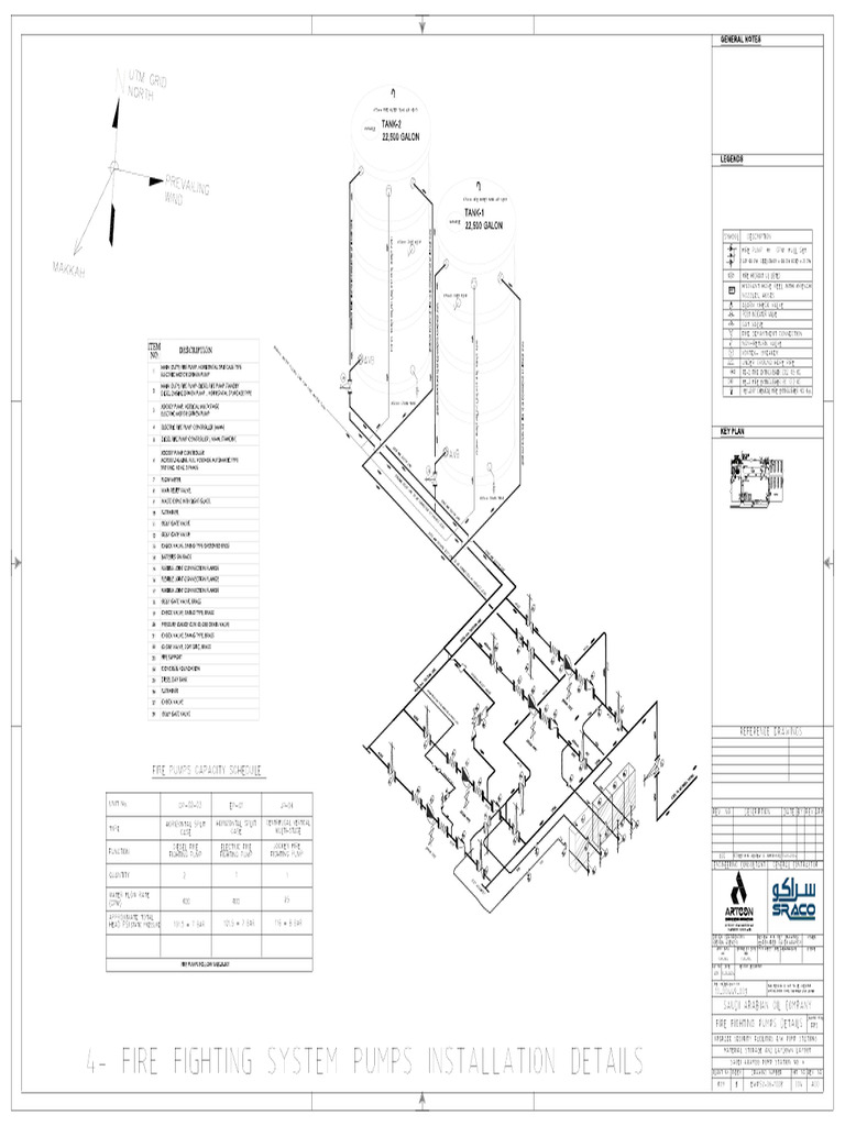 Sheet 04 Fire Fighting System Pumps Installation Details | PDF