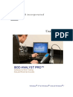 625121 YSI BOD Analyst Pro User Manual