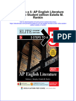 (Download PDF) 5 Steps To A 5 Ap English Literature 2021 Elite Student Edition Estelle M Rankin Full Chapter PDF