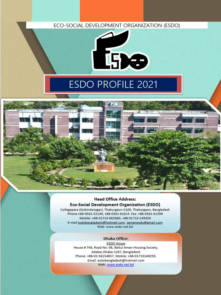 ESDO: Empowering Bangladesh's Poor | PDF | Sustainability | Economies