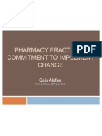 Pharmacy Practice a Commitment to Implement Change