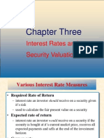 Chapter Three: Interest Rates and Security Valuation
