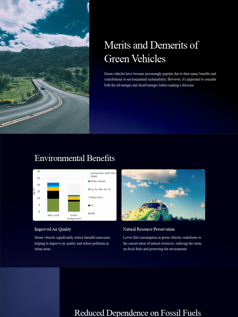 Green Vehicles (Merits & Demerits) | PDF | Electric Vehicle ...