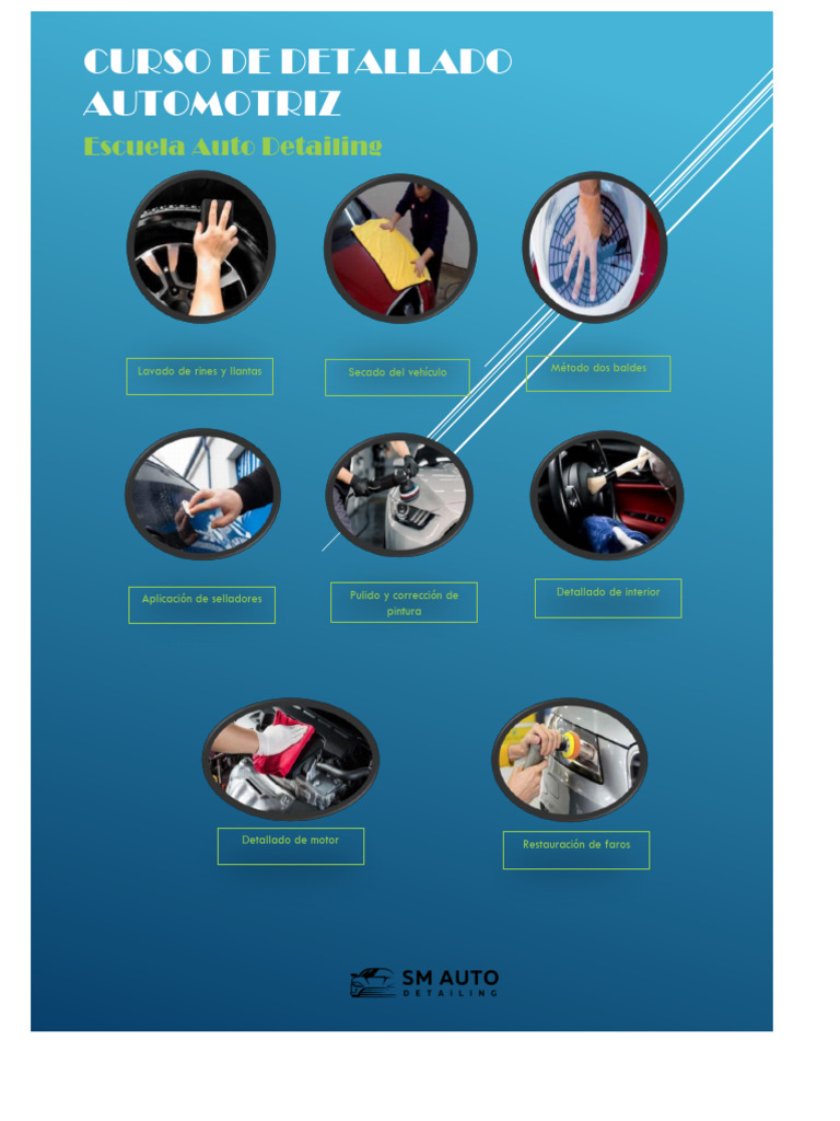 Curso de Auto Detailing Completo | PDF | Neumático | Pinturas