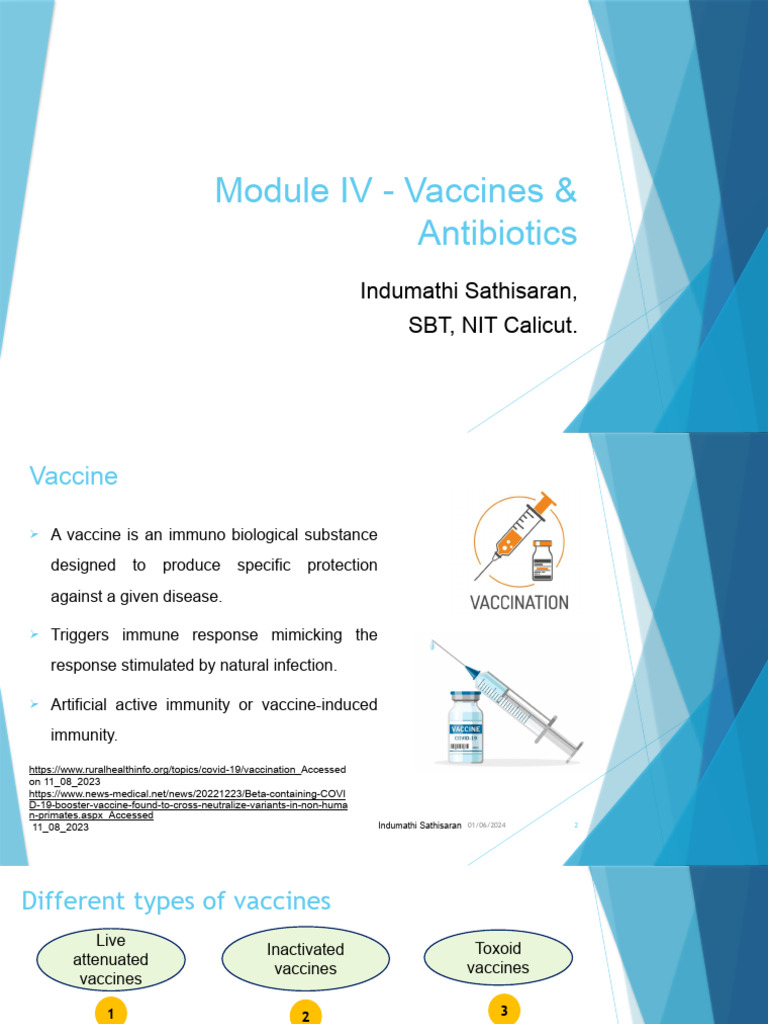 3 - Vaccines and Antibiotics | PDF | Vaccines | Antimicrobial Resistance