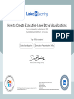 CertificateOfCompletion - How To Create ExecutiveLevel Data Visualizations