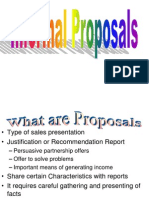 Informal Proposal