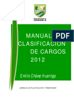 Manual Clasificacion Cargos-2012