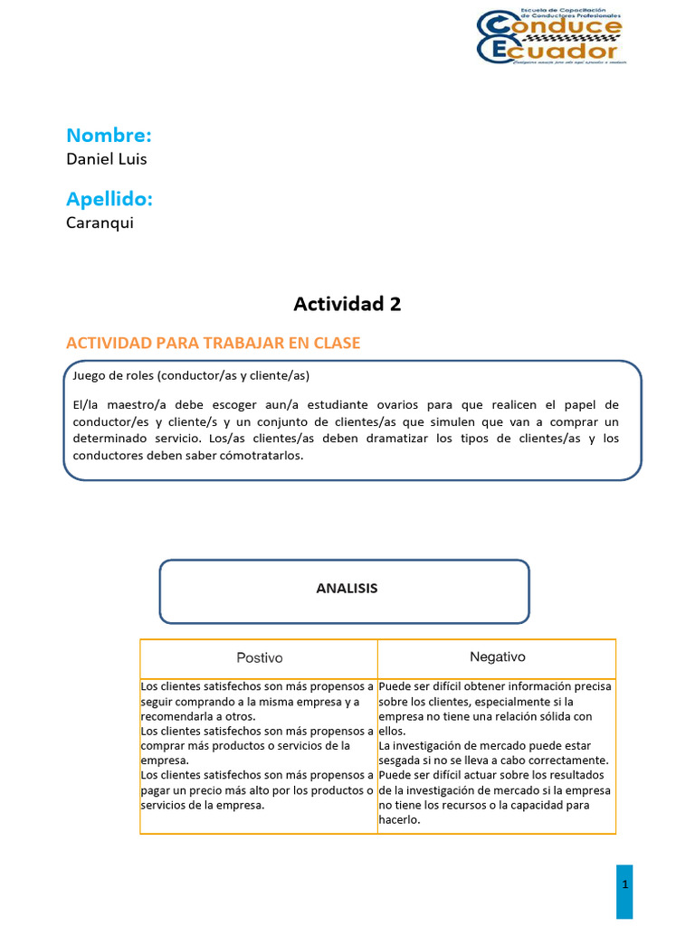 Actividad 2 Descargar Gratis Pdf Cliente Business