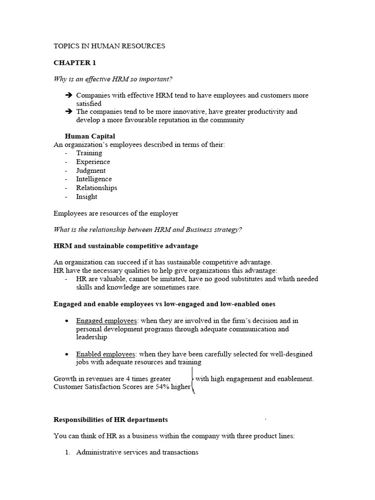 Topics in Human Resources | PDF | Human Resource Management | Recruitment