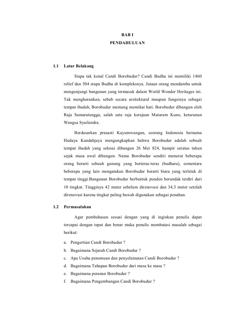 Makalah Borobudur