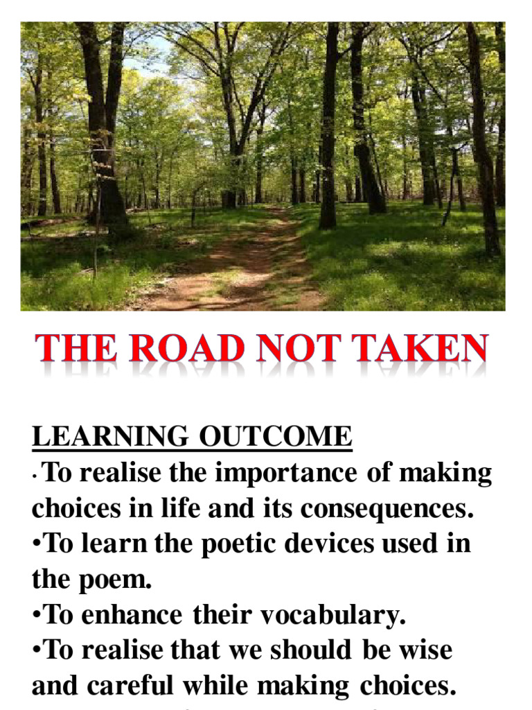 The Road Not Taken | PDF | Poetry