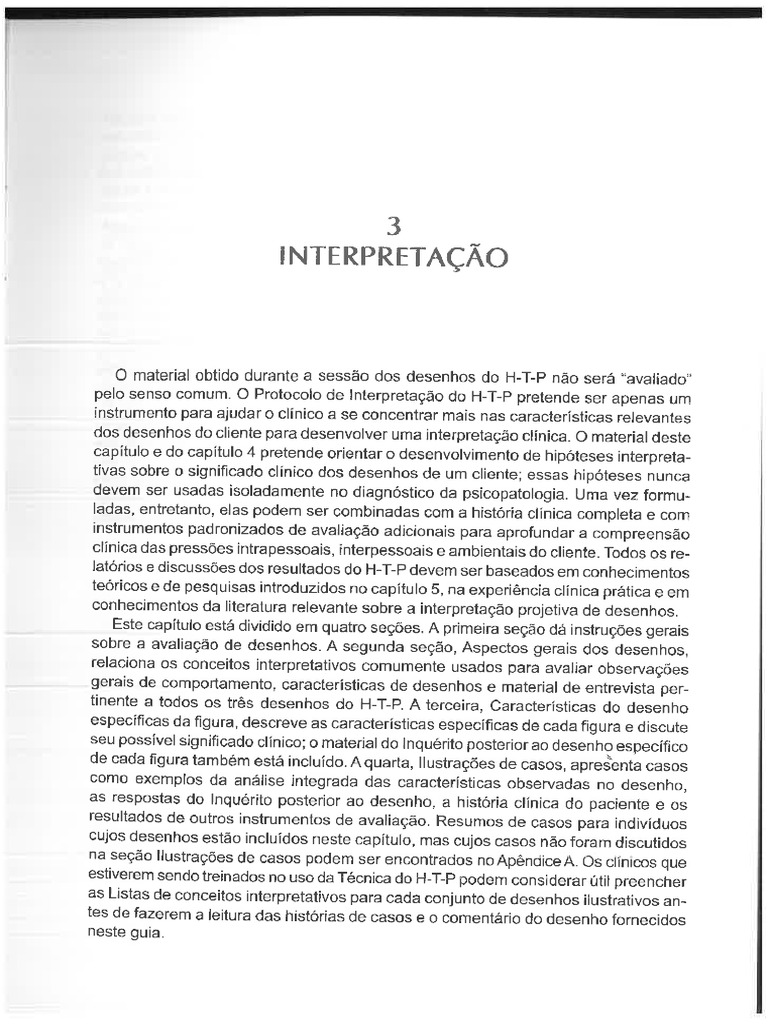 Manual HTP - Interpretação | PDF