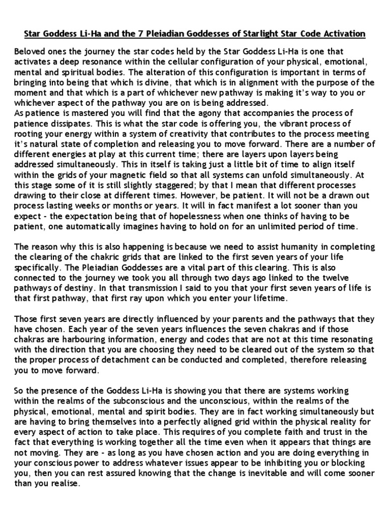 Pleiadian Code Pdf – Bringers of the Dawn: Teachings from the ...