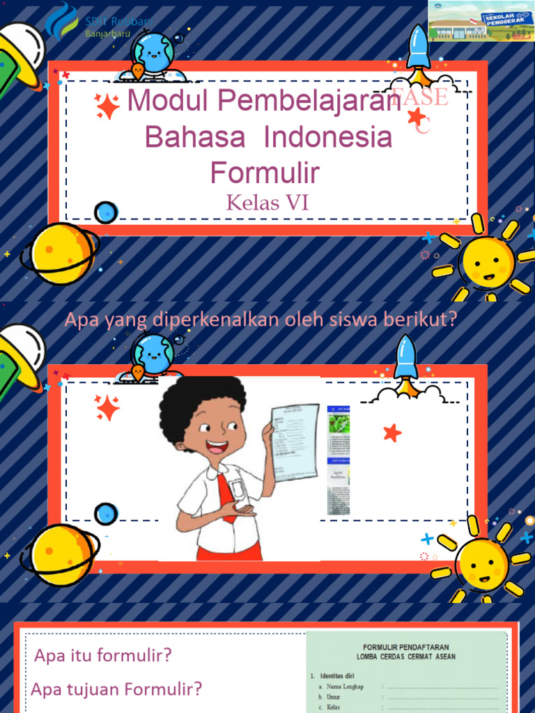 Jenis dan Bagian Formulir Kelas 6 | PDF