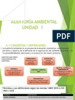 Diapositivas Auditoría Ambiental Unidad 1