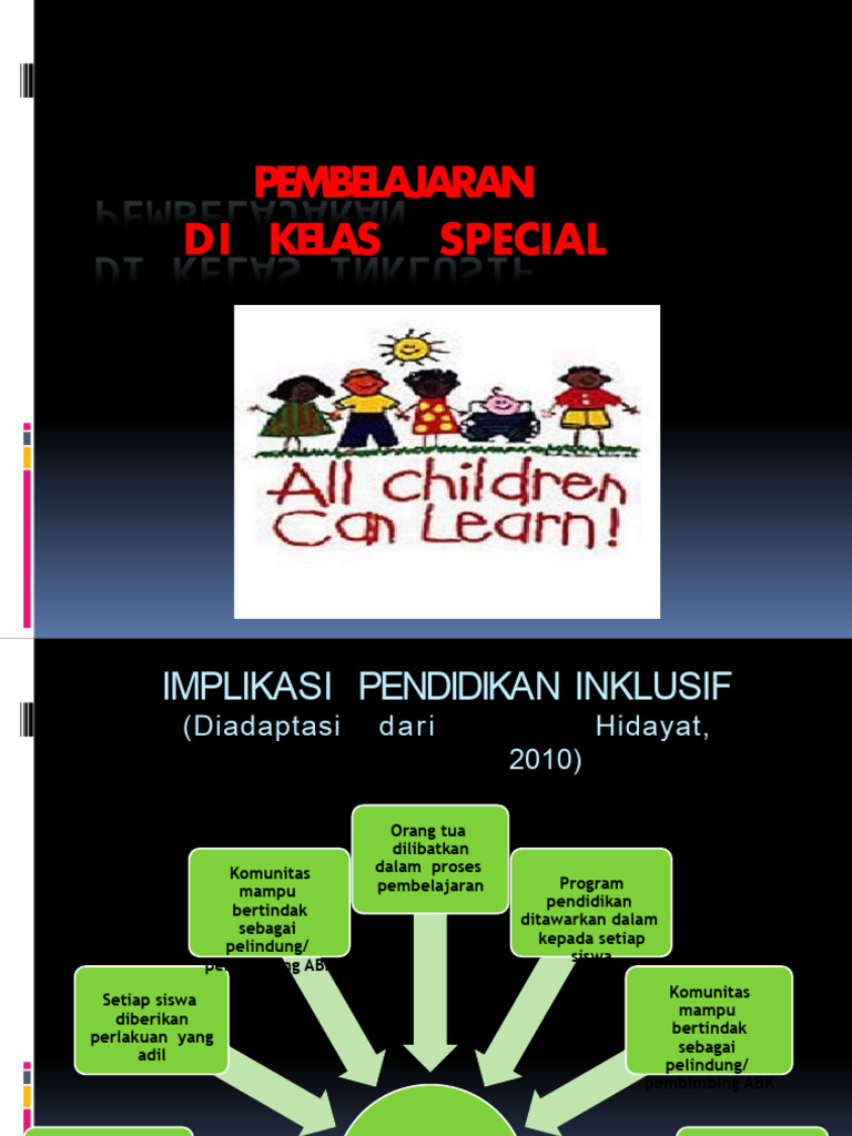 Sistem Pembelajaran di Sekolah Inklusi | PDF | Karier & Perkembangan ...