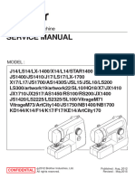 Brother SL100 Sewing Machine Service Manual