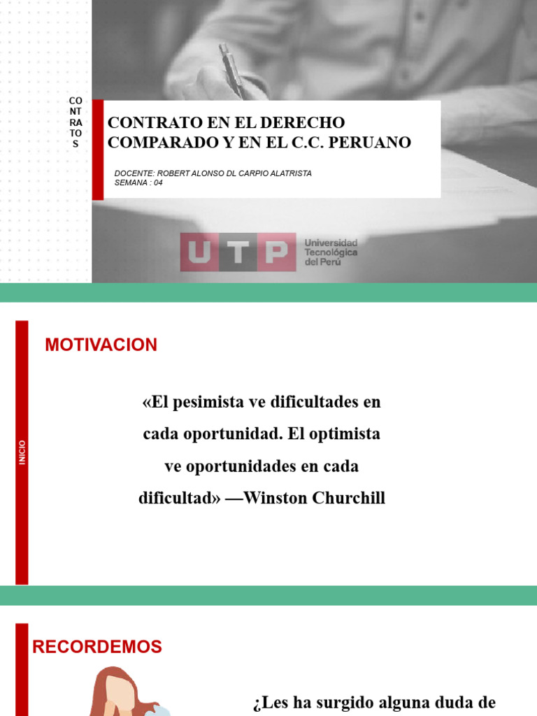 S04 - s01 - Contrato en El Derecho Comparado y Contratación en El ...