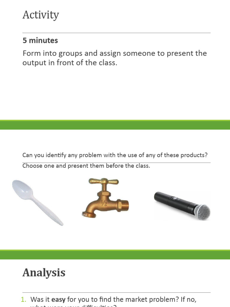 Identifying Market Problems in Products | PDF | Information | Computing